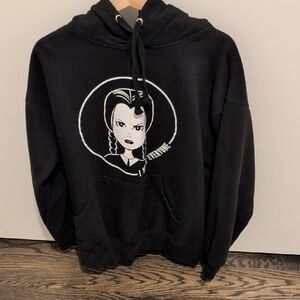 Black Graphic Hoodie